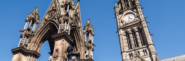 Clock tower of Manchester Town Hall